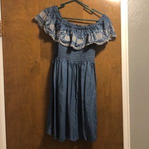 Blue xhilaration dress